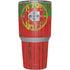 Portuguese Flag Dark Wood Yeti 30oz Rambler Tumbler Skin