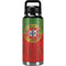 Portuguese Flag Dark Wood YETI Rambler 36oz Bottle Skin