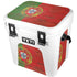 Portuguese Flag Dark Wood YETI Roadie 24 Hard Cooler Skin
