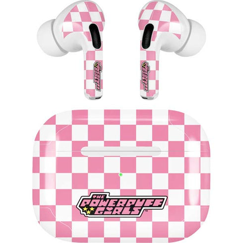 Cartoon Network Powerpuff Girls Checkered AirPods Pro 2nd Gen Skin