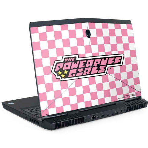 Cartoon Network Powerpuff Girls Checkered Dell Alienware Skin