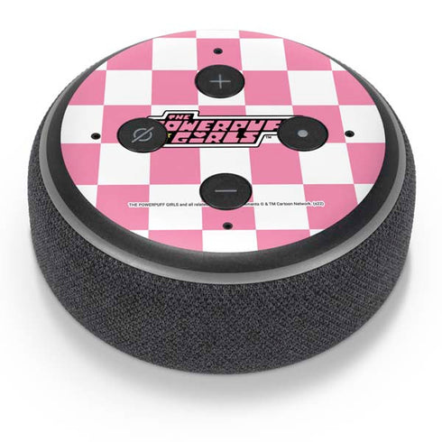 Cartoon Network Powerpuff Girls Checkered Amazon Echo Dot Skin