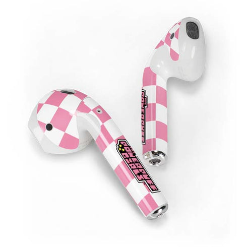 Cartoon Network Powerpuff Girls Checkered Apple AirPods 2 Skin