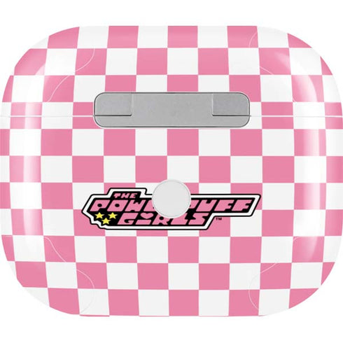 Cartoon Network Powerpuff Girls Checkered Apple AirPods (3rd Gen 2021) Skin