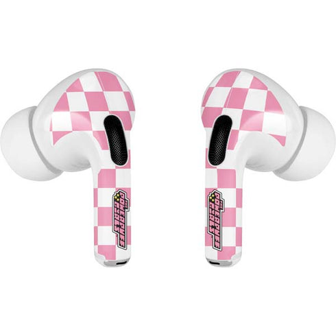 Cartoon Network Powerpuff Girls Checkered Apple AirPods Pro Skin