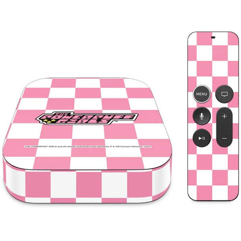 Cartoon Network Powerpuff Girls Checkered Apple TV Skin