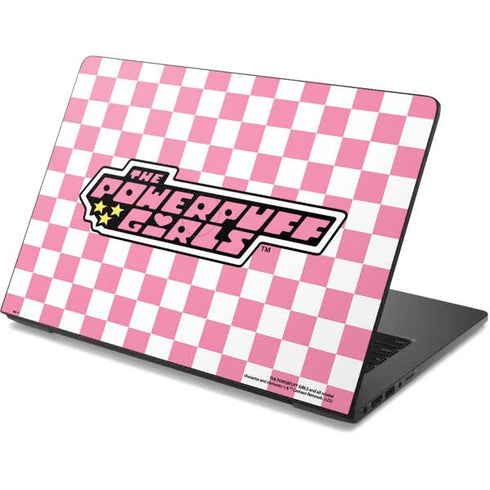 Cartoon Network Powerpuff Girls Checkered Dell Chromebook Skin
