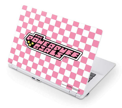 Cartoon Network Powerpuff Girls Checkered Acer Chromebook Skin