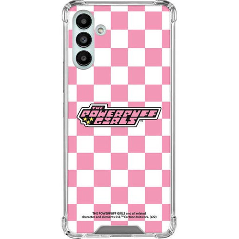 Cartoon Network Powerpuff Girls Checkered Galaxy A13 5G Clear Case