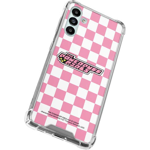 Cartoon Network Powerpuff Girls Checkered Galaxy A13 5G Clear Case