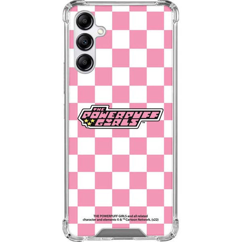 Cartoon Network Powerpuff Girls Checkered Galaxy A14 5G Clear Case
