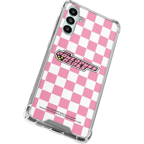 Cartoon Network Powerpuff Girls Checkered Galaxy A14 5G Clear Case