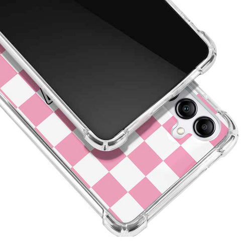 Cartoon Network Powerpuff Girls Checkered Galaxy A14 5G Clear Case