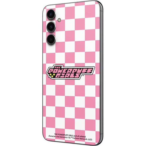 Cartoon Network Powerpuff Girls Checkered Galaxy A14 5G Skin