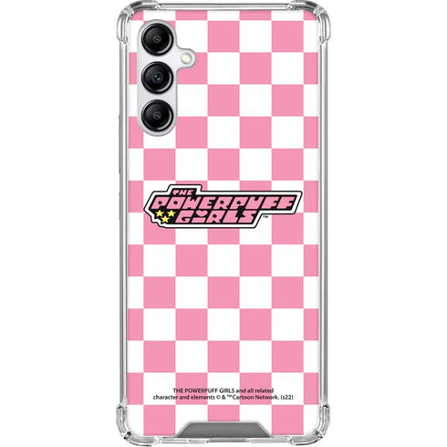Cartoon Network Powerpuff Girls Checkered Galaxy A15 5G Clear Case