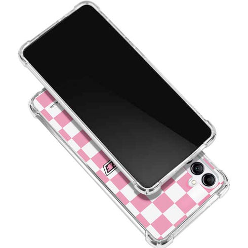 Cartoon Network Powerpuff Girls Checkered Galaxy A15 5G Clear Case