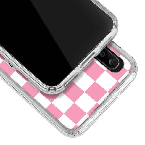 Cartoon Network Powerpuff Girls Checkered Galaxy A30 Clear Case