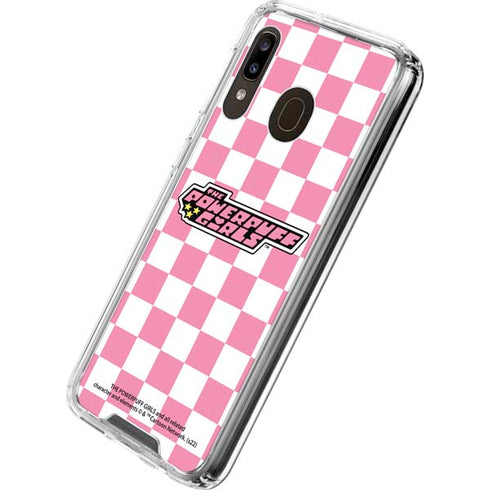 Cartoon Network Powerpuff Girls Checkered Galaxy A30 Clear Case