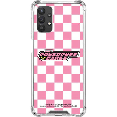 Cartoon Network Powerpuff Girls Checkered Galaxy A32 5G Clear Case