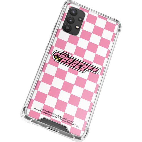 Cartoon Network Powerpuff Girls Checkered Galaxy A32 5G Clear Case