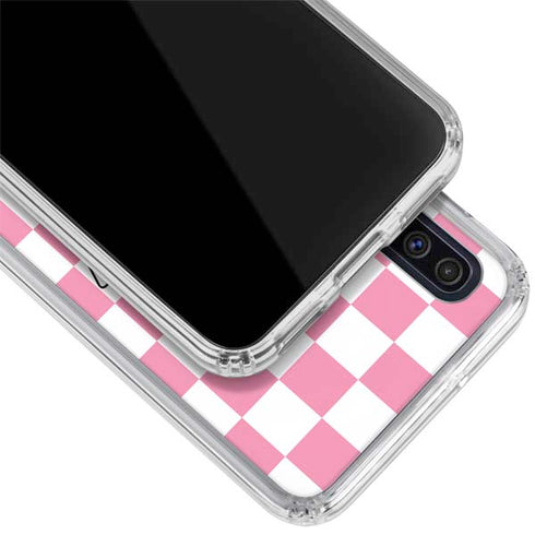 Cartoon Network Powerpuff Girls Checkered Galaxy A50 Clear Case