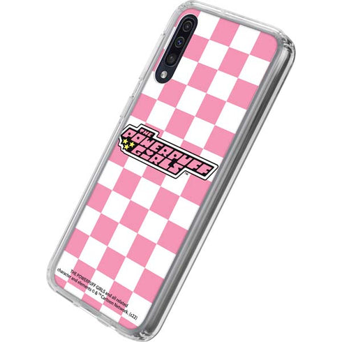 Cartoon Network Powerpuff Girls Checkered Galaxy A50 Clear Case
