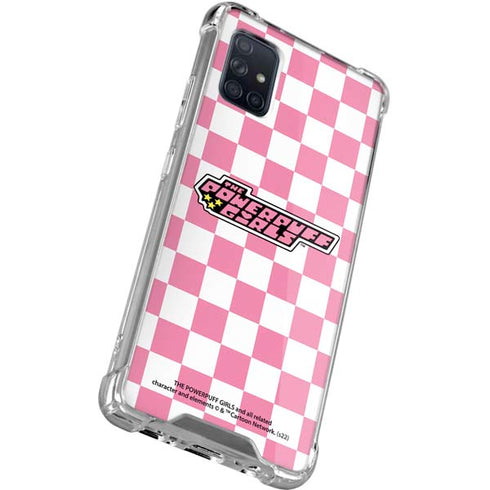 Cartoon Network Powerpuff Girls Checkered Galaxy A51 5G Clear Case