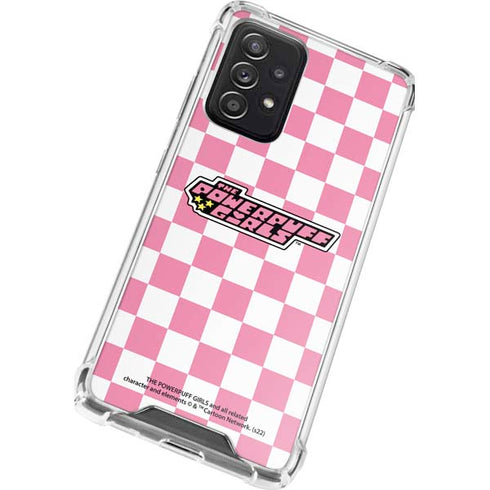 Cartoon Network Powerpuff Girls Checkered Galaxy A52 5G Clear Case