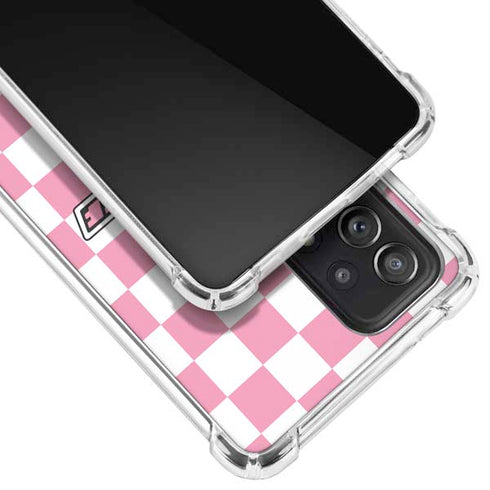Cartoon Network Powerpuff Girls Checkered Galaxy A52 5G Clear Case