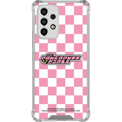 Cartoon Network Powerpuff Girls Checkered Galaxy A53 5G Clear Case
