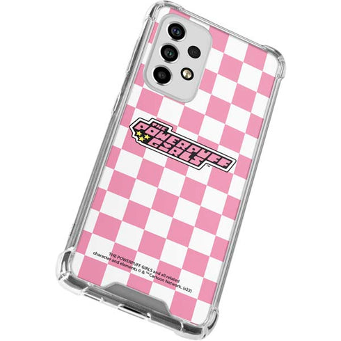Cartoon Network Powerpuff Girls Checkered Galaxy A53 5G Clear Case