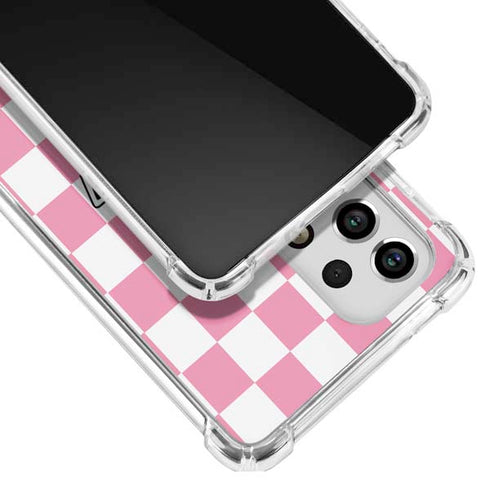 Cartoon Network Powerpuff Girls Checkered Galaxy A53 5G Clear Case