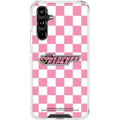 Cartoon Network Powerpuff Girls Checkered Galaxy A54 5G Clear Case