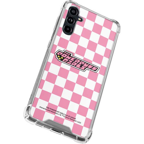 Cartoon Network Powerpuff Girls Checkered Galaxy A54 5G Clear Case