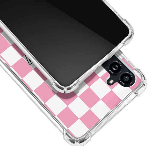 Cartoon Network Powerpuff Girls Checkered Galaxy A54 5G Clear Case