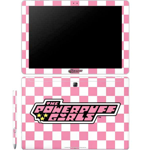 Cartoon Network Powerpuff Girls Checkered Galaxy Book 12in Skin