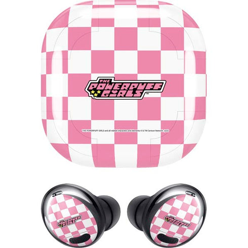 Cartoon Network Powerpuff Girls Checkered Galaxy Buds Pro Skin