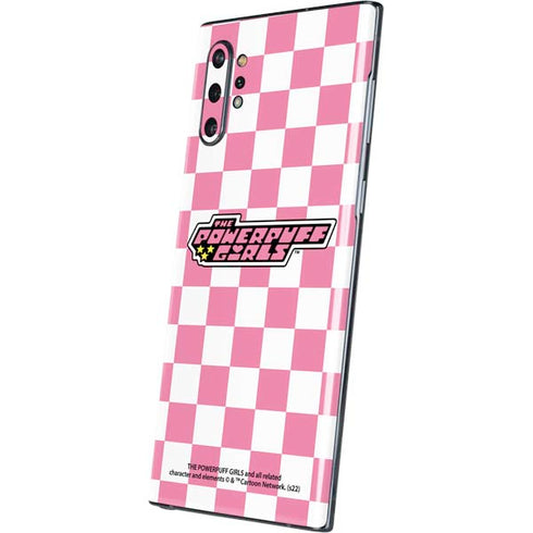 Cartoon Network Powerpuff Girls Checkered Galaxy Note 10 Plus Skin