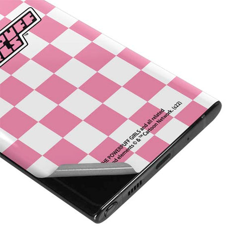 Cartoon Network Powerpuff Girls Checkered Galaxy Note 10 Plus Skin