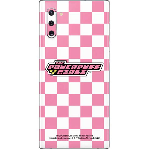 Cartoon Network Powerpuff Girls Checkered Galaxy Note 10 Skin