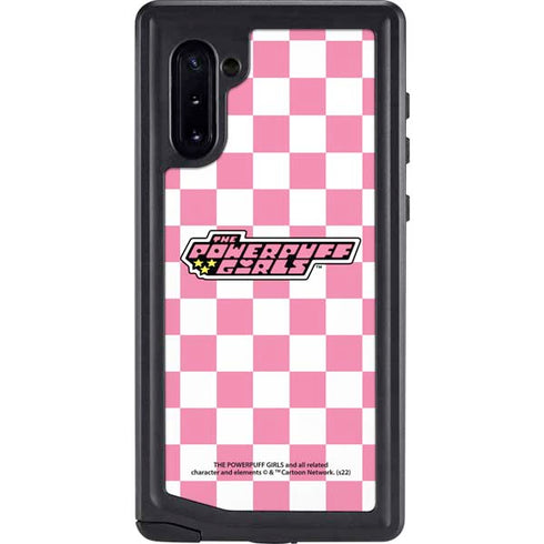 Cartoon Network Powerpuff Girls Checkered Galaxy Note 10 Waterproof Case