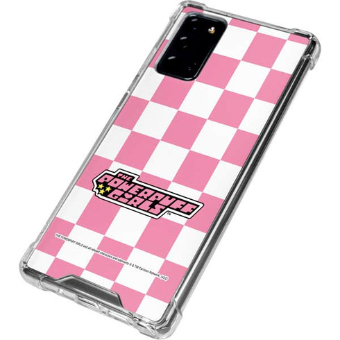 Cartoon Network Powerpuff Girls Checkered Galaxy Note20 5G Clear Case