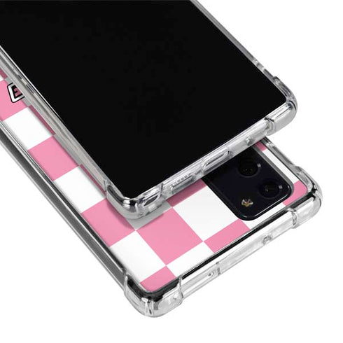 Cartoon Network Powerpuff Girls Checkered Galaxy Note20 5G Clear Case