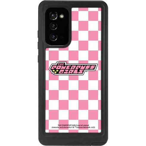 Cartoon Network Powerpuff Girls Checkered Galaxy Note20 5G Waterproof Case