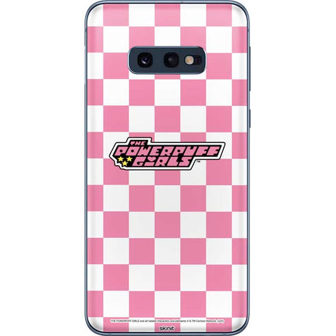 Cartoon Network Powerpuff Girls Checkered Galaxy S10e Skin