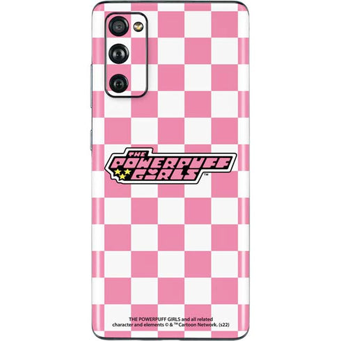 Cartoon Network Powerpuff Girls Checkered Galaxy S20 Fan Edition Skin