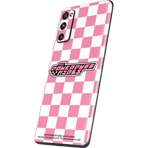 Cartoon Network Powerpuff Girls Checkered Galaxy S20 Fan Edition Skin