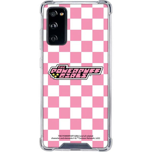 Cartoon Network Powerpuff Girls Checkered Galaxy S20 FE Clear Case