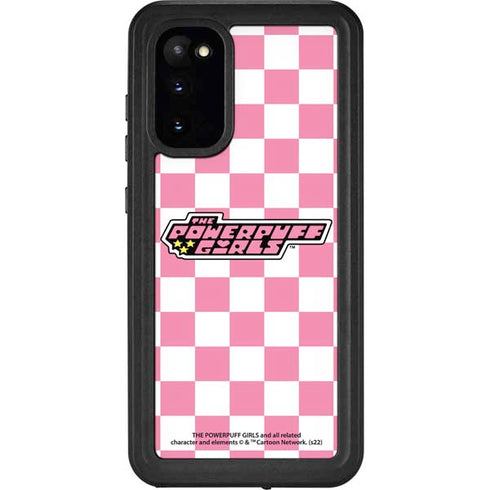 Cartoon Network Powerpuff Girls Checkered Galaxy S20 Waterproof Case