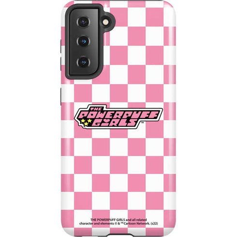 Cartoon Network Powerpuff Girls Checkered Galaxy S21 5G Pro Case